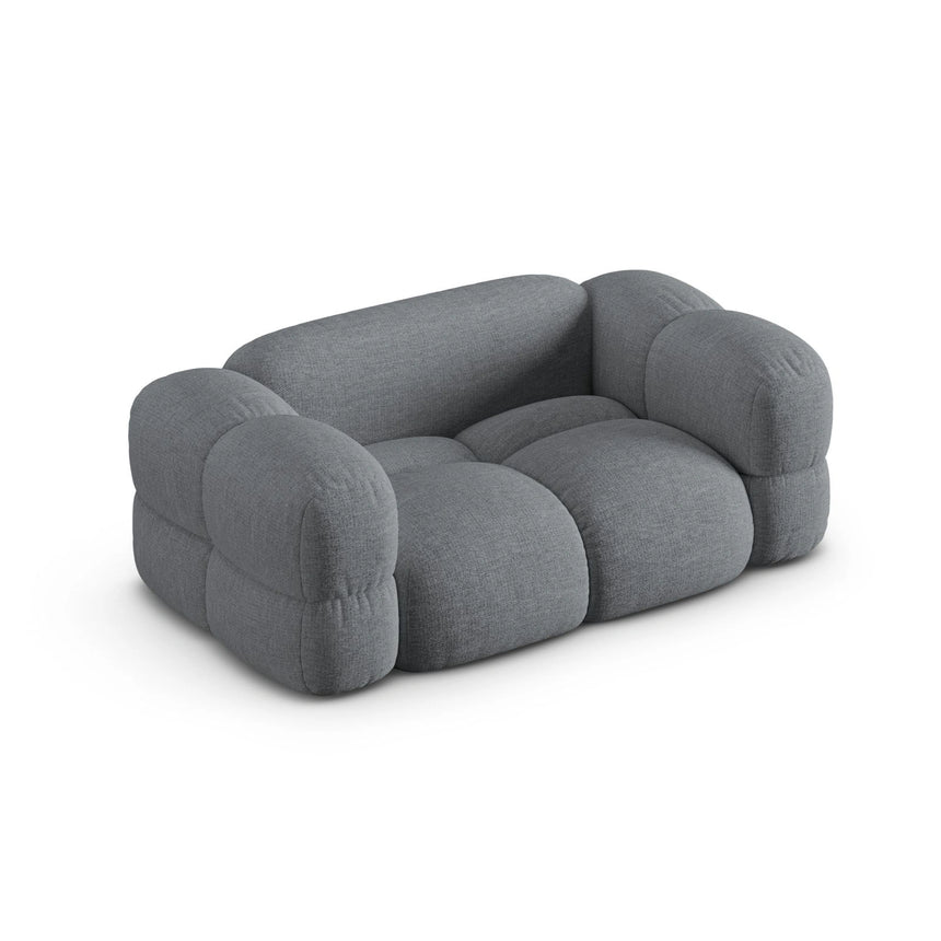 Loretto 2-Sitzer Sofa aus Strukturierter Stoff in Grau (Sorella 89), 180x100 cm von Cosmopolitan Design – Bild 5