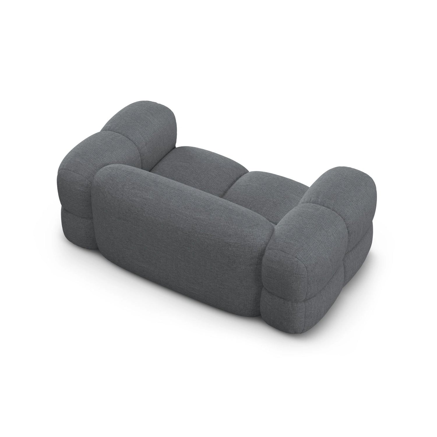 Loretto 2-Sitzer Sofa aus Strukturierter Stoff in Grau (Sorella 89), 180x100 cm von Cosmopolitan Design – Bild 6