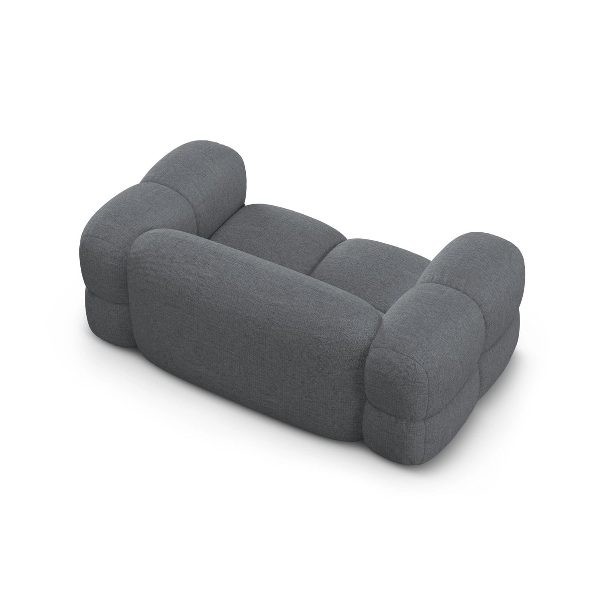 Loretto 2-Sitzer Sofa aus Strukturierter Stoff in Grau (Sorella 89), 180x100 cm von Cosmopolitan Design – Bild 6