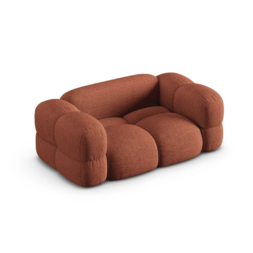 Loretto 2-Sitzer Sofa aus Strukturierter Stoff in Koralle (Sorella 58), 180x100 cm von Cosmopolitan Design – Bild 5