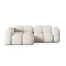 Loretto 3-Sitzer Ecksofa, Linke Seite, aus Strukturierter Stoff in Beige (Sorella 03), 250x147x68 cm von Cosmopolitan Design – Bild 1