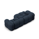 Loretto 3-Sitzer Ecksofa, Linke Seite, aus Strukturierter Stoff in Dunkelblau (Sorella 77), 250x147x68 cm von Cosmopolitan Design – Bild 6