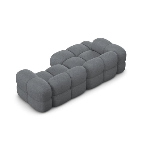 Loretto 3-Sitzer Ecksofa, Linke Seite, aus Strukturierter Stoff in Grau (Sorella 89), 250x147x68 cm von Cosmopolitan Design – Bild 6