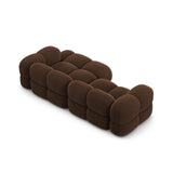 Loretto 3-Sitzer Ecksofa, Rechte Seite, aus Samt in Schokolade (Vogue 6), 250x147x68 cm von Cosmopolitan Design – Bild 6