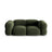 Loretto 3-Sitzer Sofa aus Samt in Grün (Vogue 11), 210x100x68 cm von Cosmopolitan Design – Bild 1