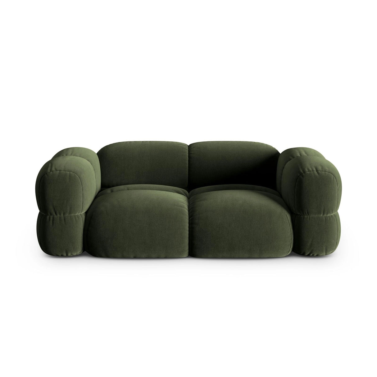 Loretto 3-Sitzer Sofa aus Samt in Grün (Vogue 11), 210x100x68 cm von Cosmopolitan Design – Bild 1