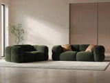 Loretto 3-Sitzer Sofa aus Samt in Grün (Vogue 11), 210x100x68 cm von Cosmopolitan Design – Bild 2