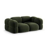 Loretto 3-Sitzer Sofa aus Samt in Grün (Vogue 11), 210x100x68 cm von Cosmopolitan Design – Bild 4