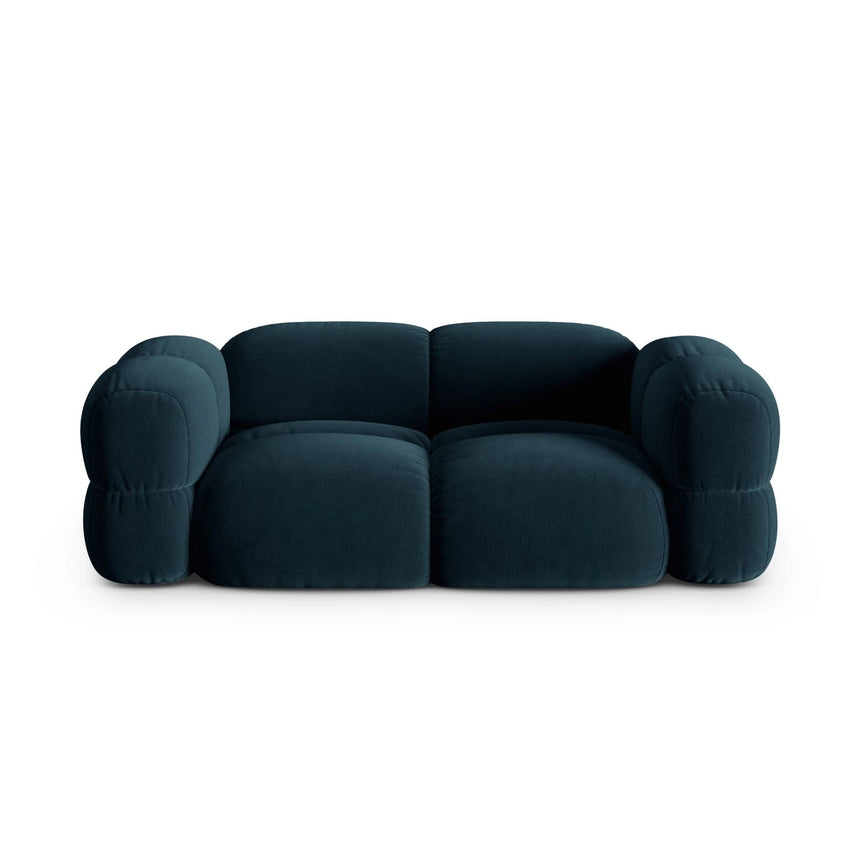 Loretto 3-Sitzer Sofa aus Samt in Tiefes Petrol (Vogue 13), 210x100x68 cm von Cosmopolitan Design – Bild 1