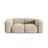 Loretto 3-Sitzer Sofa aus Samt oder Strukturstoff, 210x100x68 cm von Cosmopolitan Design – Bild 1