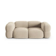 Loretto 3-Sitzer Sofa aus Samt oder Strukturstoff, 210x100x68 cm von Cosmopolitan Design – Bild 1