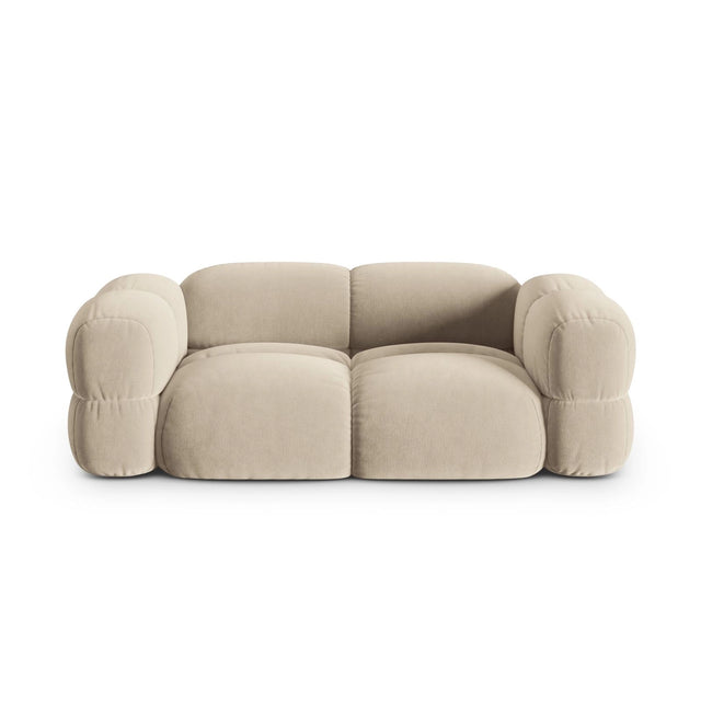Loretto 3-Sitzer Sofa aus Samt oder Strukturstoff, 210x100x68 cm von Cosmopolitan Design – Bild 1