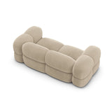 Loretto 3-Sitzer Sofa aus Samt oder Strukturstoff, 210x100x68 cm von Cosmopolitan Design – Bild 6