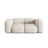 Loretto 3-Sitzer Sofa aus Strukturierter Stoff in Beige (Sorella 03), 210x100x68 cm von Cosmopolitan Design – Bild 1