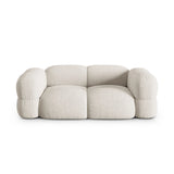 Loretto 3-Sitzer Sofa aus Strukturierter Stoff in Beige (Sorella 03), 210x100x68 cm von Cosmopolitan Design – Bild 1