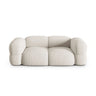 Loretto 3-Sitzer Sofa aus Strukturierter Stoff in Beige (Sorella 03), 210x100x68 cm von Cosmopolitan Design – Bild 1