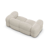 Loretto 3-Sitzer Sofa aus Strukturierter Stoff in Beige (Sorella 03), 210x100x68 cm von Cosmopolitan Design – Bild 6