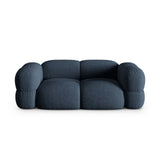 Loretto 3-Sitzer Sofa aus Strukturierter Stoff in Dunkelblau (Sorella 77), 210x100x68 cm von Cosmopolitan Design – Bild 1