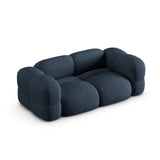 Loretto 3-Sitzer Sofa aus Strukturierter Stoff in Dunkelblau (Sorella 77), 210x100x68 cm von Cosmopolitan Design – Bild 5