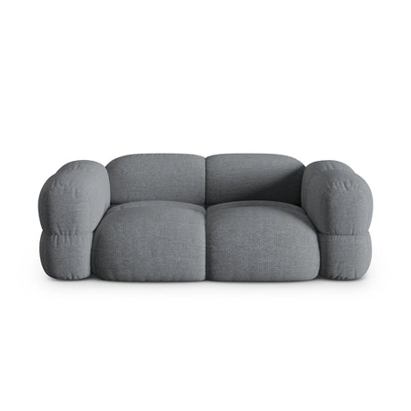 Loretto 3-Sitzer Sofa aus Strukturierter Stoff in Grau (Sorella 89), 210x100x68 cm von Cosmopolitan Design – Bild 1