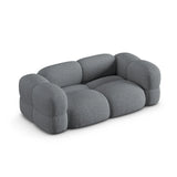 Loretto 3-Sitzer Sofa aus Strukturierter Stoff in Grau (Sorella 89), 210x100x68 cm von Cosmopolitan Design – Bild 5