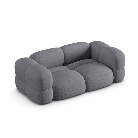 Loretto 3-Sitzer Sofa aus Strukturierter Stoff in Grau (Sorella 89), 210x100x68 cm von Cosmopolitan Design – Bild 5