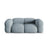 Loretto 3-Sitzer Sofa aus Strukturierter Stoff in Pastellblau (Sorella 70), 210x100x68 cm von Cosmopolitan Design – Bild 1