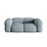 Loretto 3-Sitzer Sofa aus Strukturierter Stoff in Pastellblau (Sorella 70), 210x100x68 cm von Cosmopolitan Design – Bild 1