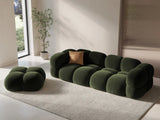 Loretto 4-Sitzer Sofa aus Samt in Grün (Vogue 11), 250x100x68 cm von Cosmopolitan Design – Bild 2