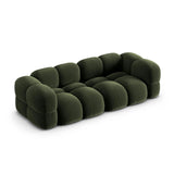 Loretto 4-Sitzer Sofa aus Samt in Grün (Vogue 11), 250x100x68 cm von Cosmopolitan Design – Bild 5