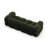 Loretto 4-Sitzer Sofa aus Samt in Grün (Vogue 11), 250x100x68 cm von Cosmopolitan Design – Bild 6