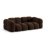 Loretto 4-Sitzer Sofa aus Samt in Schokolade (Vogue 6), 250x100x68 cm von Cosmopolitan Design – Bild 4