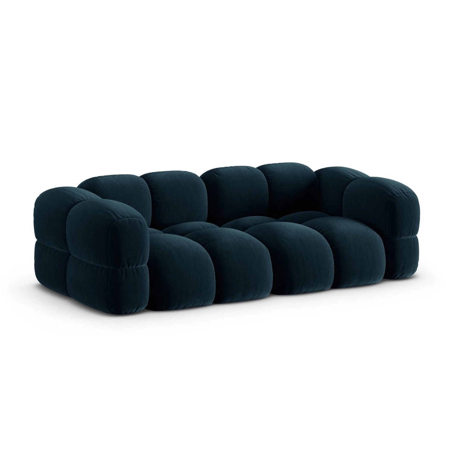 Loretto 4-Sitzer Sofa aus Samt in Tiefes Petrol (Vogue 13), 250x100x68 cm von Cosmopolitan Design – Bild 4