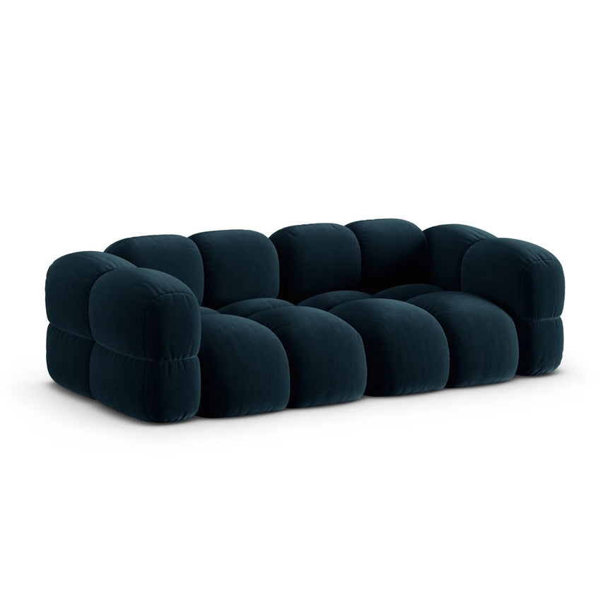 Loretto 4-Sitzer Sofa aus Samt in Tiefes Petrol (Vogue 13), 250x100x68 cm von Cosmopolitan Design – Bild 4