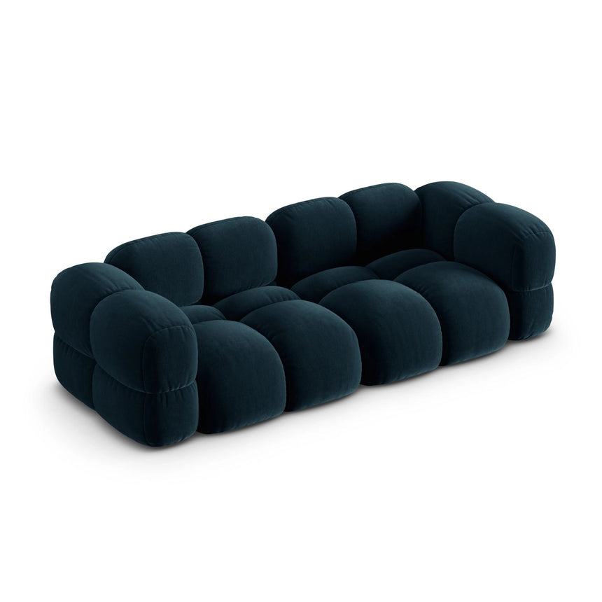 Loretto 4-Sitzer Sofa aus Samt in Tiefes Petrol (Vogue 13), 250x100x68 cm von Cosmopolitan Design – Bild 5