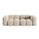 Loretto 4-Sitzer Sofa aus Samt oder Strukturstoff, 250x100x68 cm von Cosmopolitan Design – Bild 1