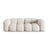 Loretto 4-Sitzer Sofa aus Strukturierter Stoff in Beige (Sorella 03), 250x100x68 cm von Cosmopolitan Design – Bild 1