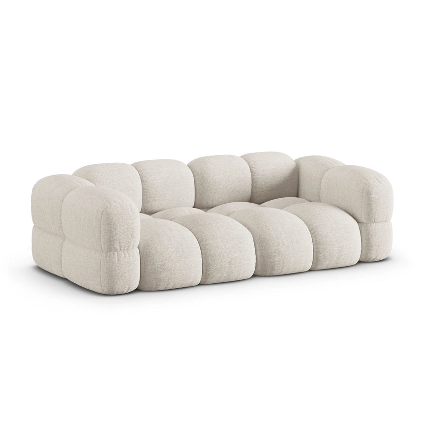 Loretto 4-Sitzer Sofa aus Strukturierter Stoff in Beige (Sorella 03), 250x100x68 cm von Cosmopolitan Design – Bild 4