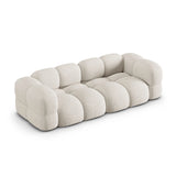 Loretto 4-Sitzer Sofa aus Strukturierter Stoff in Beige (Sorella 03), 250x100x68 cm von Cosmopolitan Design – Bild 5