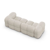Loretto 4-Sitzer Sofa aus Strukturierter Stoff in Beige (Sorella 03), 250x100x68 cm von Cosmopolitan Design – Bild 6