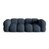 Loretto 4-Sitzer Sofa aus Strukturierter Stoff in Dunkelblau (Sorella 77), 250x100x68 cm von Cosmopolitan Design – Bild 1