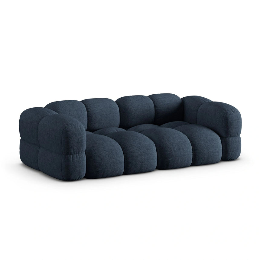 Loretto 4-Sitzer Sofa aus Strukturierter Stoff in Dunkelblau (Sorella 77), 250x100x68 cm von Cosmopolitan Design – Bild 4