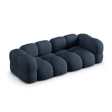 Loretto 4-Sitzer Sofa aus Strukturierter Stoff in Dunkelblau (Sorella 77), 250x100x68 cm von Cosmopolitan Design – Bild 5