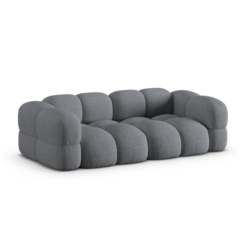 Loretto 4-Sitzer Sofa aus Strukturierter Stoff in Grau (Sorella 89), 250x100x68 cm von Cosmopolitan Design – Bild 4