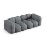 Loretto 4-Sitzer Sofa aus Strukturierter Stoff in Grau (Sorella 89), 250x100x68 cm von Cosmopolitan Design – Bild 5