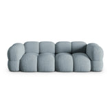 Loretto 4-Sitzer Sofa aus Strukturierter Stoff in Pastellblau (Sorella 70), 250x100x68 cm von Cosmopolitan Design – Bild 1