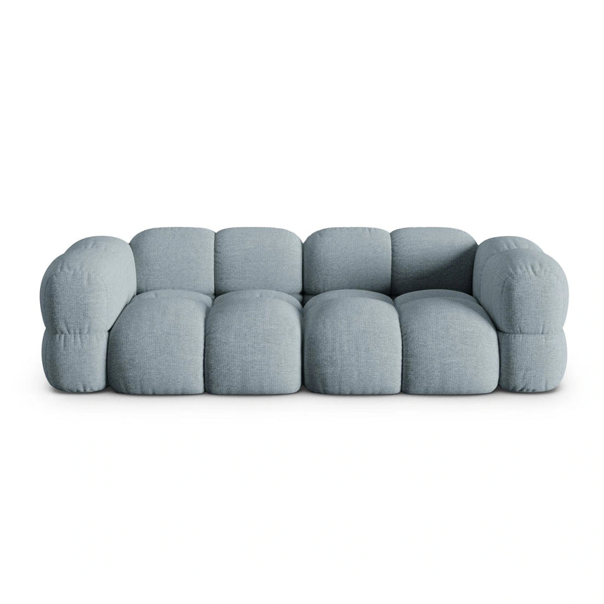 Loretto 4-Sitzer Sofa aus Strukturierter Stoff in Pastellblau (Sorella 70), 250x100x68 cm von Cosmopolitan Design – Bild 1