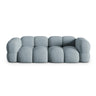 Loretto 4-Sitzer Sofa aus Strukturierter Stoff in Pastellblau (Sorella 70), 250x100x68 cm von Cosmopolitan Design – Bild 1