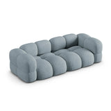 Loretto 4-Sitzer Sofa aus Strukturierter Stoff in Pastellblau (Sorella 70), 250x100x68 cm von Cosmopolitan Design – Bild 5