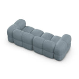 Loretto 4-Sitzer Sofa aus Strukturierter Stoff in Pastellblau (Sorella 70), 250x100x68 cm von Cosmopolitan Design – Bild 6